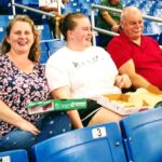 Funcionários da ISPC em um jogo do Tampa Bay Rays em 2019
